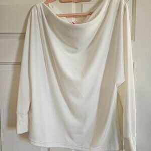 Lilly Pulitzer White Off The Shoulder Velour Top XL